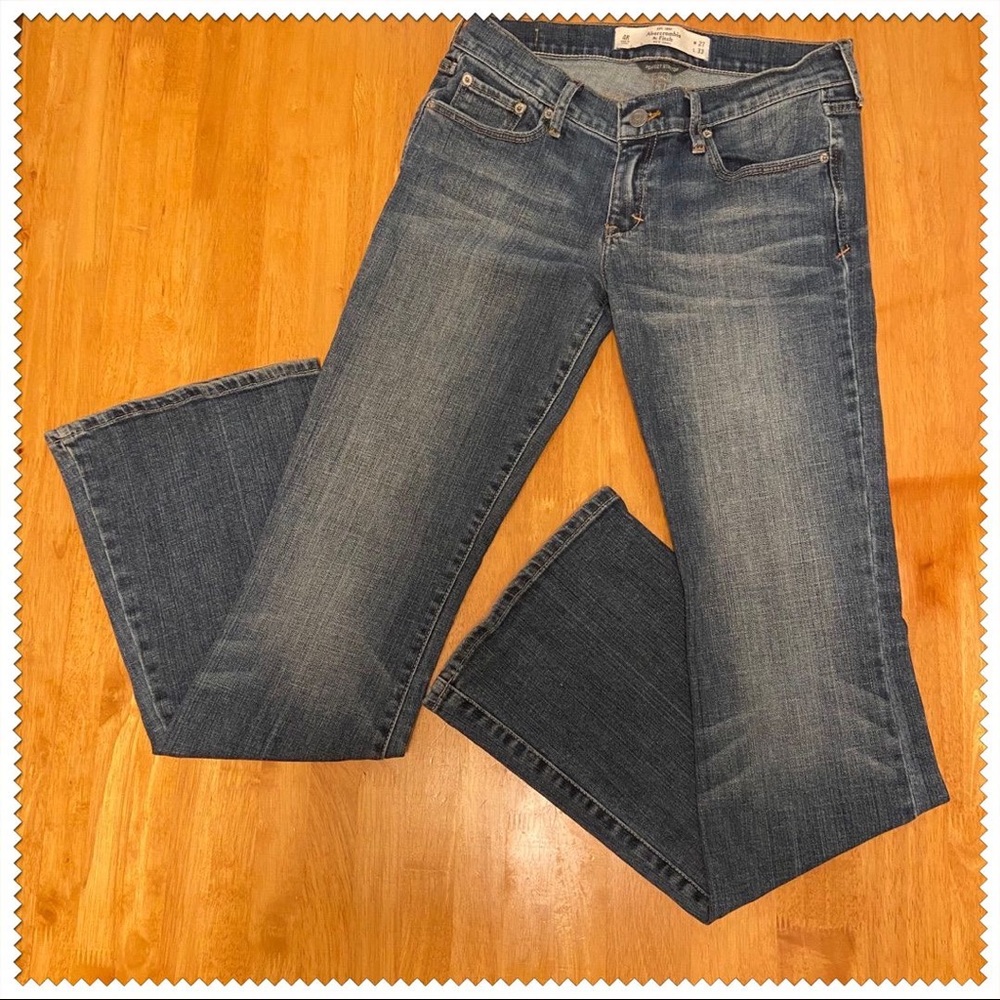 Abercrombie and Fitch Madison flare jeans